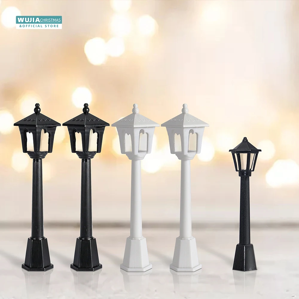 6/12pcs Retro Miniature Street - đánh giá và giá Outdoor Lighting Xmas