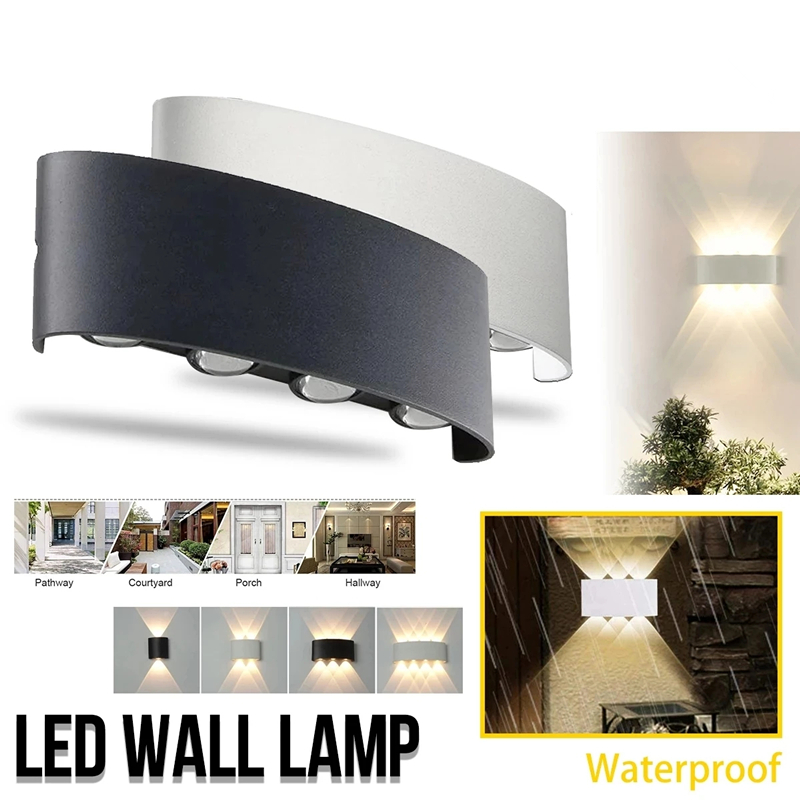 Đèn Led Hiện Đại Đèn Tường Ngo - đánh giá và giá Outdoor Lighting Up And Down