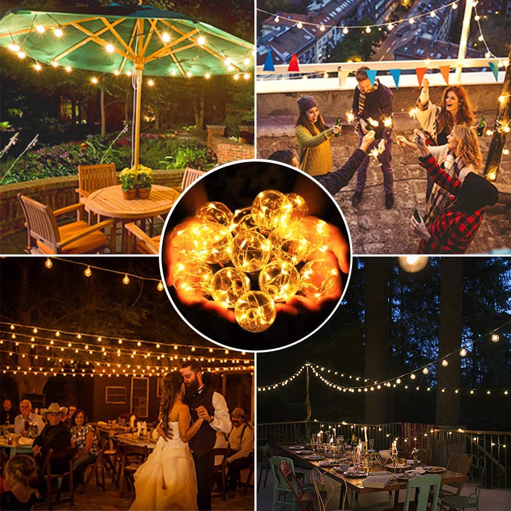 Solar Patio String Light G40,8 - đánh giá và giá String Light Bistro