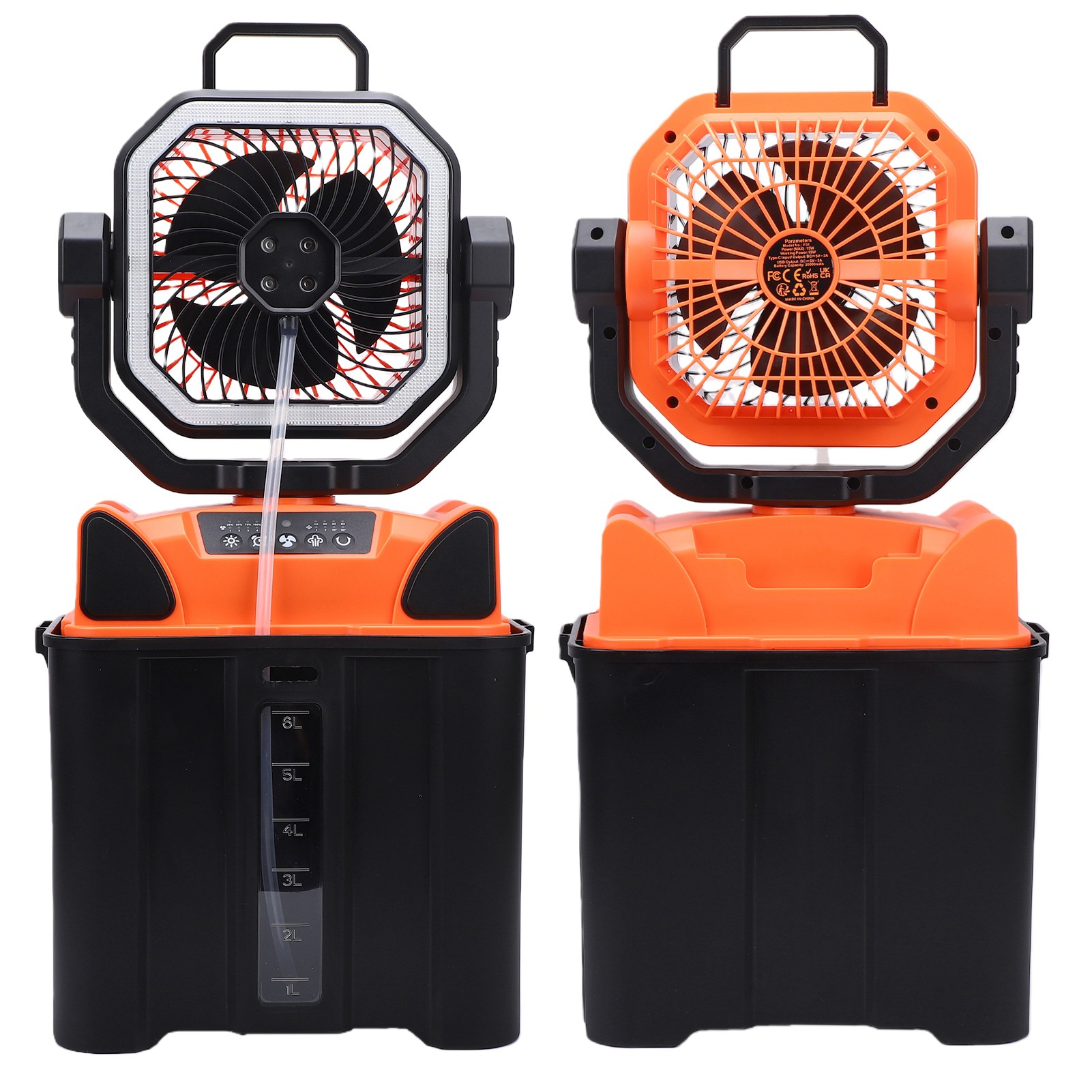 Rechargeable Camping Fan with  - đánh giá và giá Outdoor Lighting Battery Powered