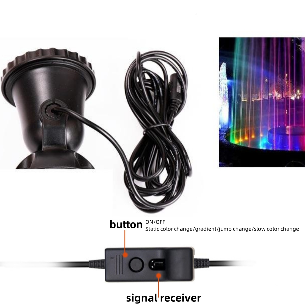 IP68 Waterproof LED Underwater - đánh giá và giá Pond Light Submersible