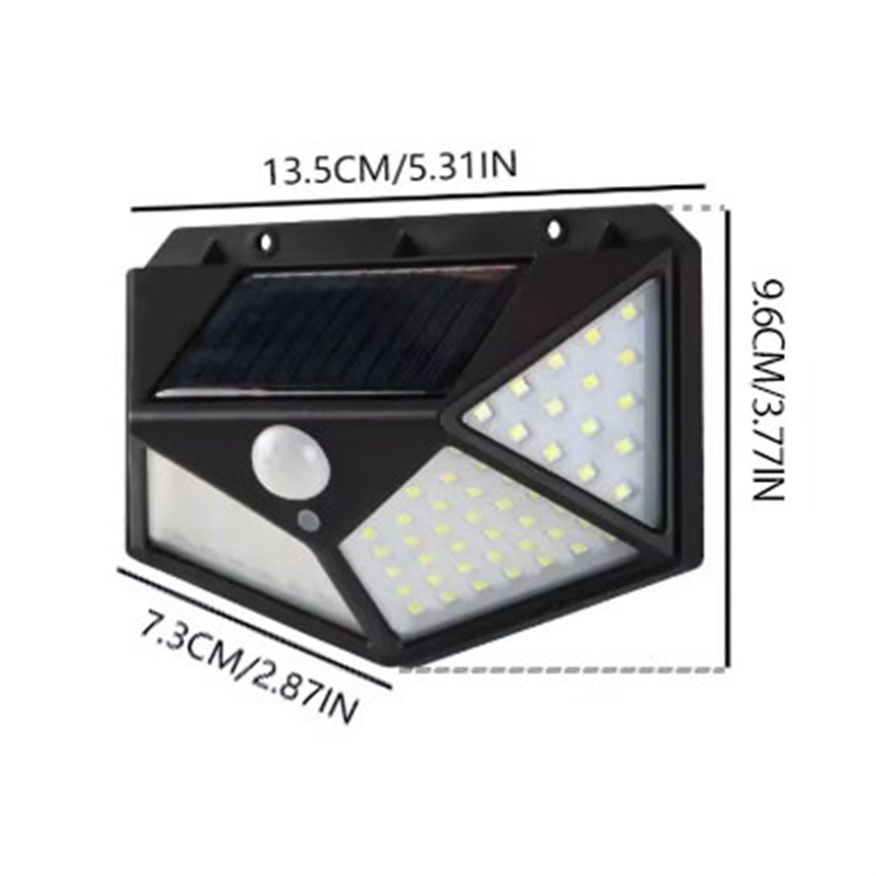 Motion Sensor 100LED Solar Wal - đánh giá và giá Outdoor Lighting With Motion Sensor