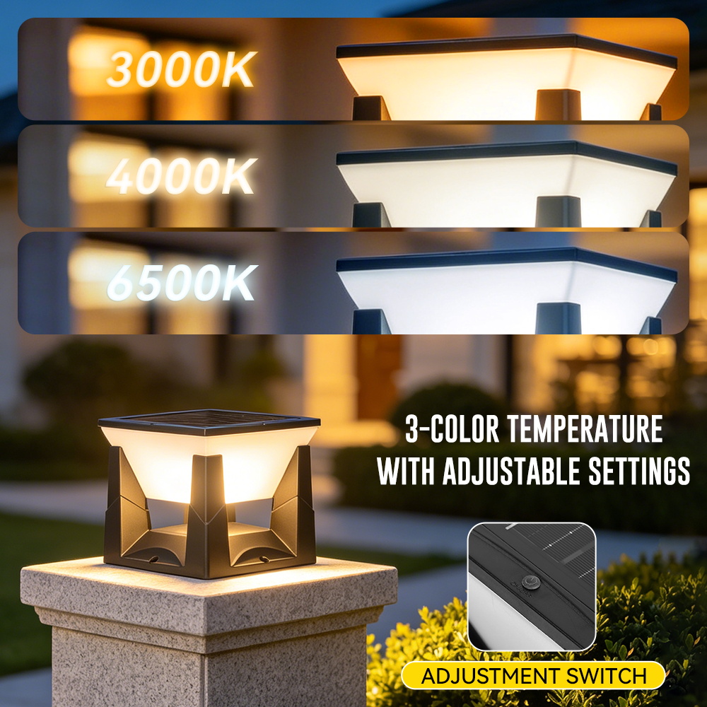 Waterproof LED Solar Pillar La - đánh giá và giá Outdoor Lighting Install