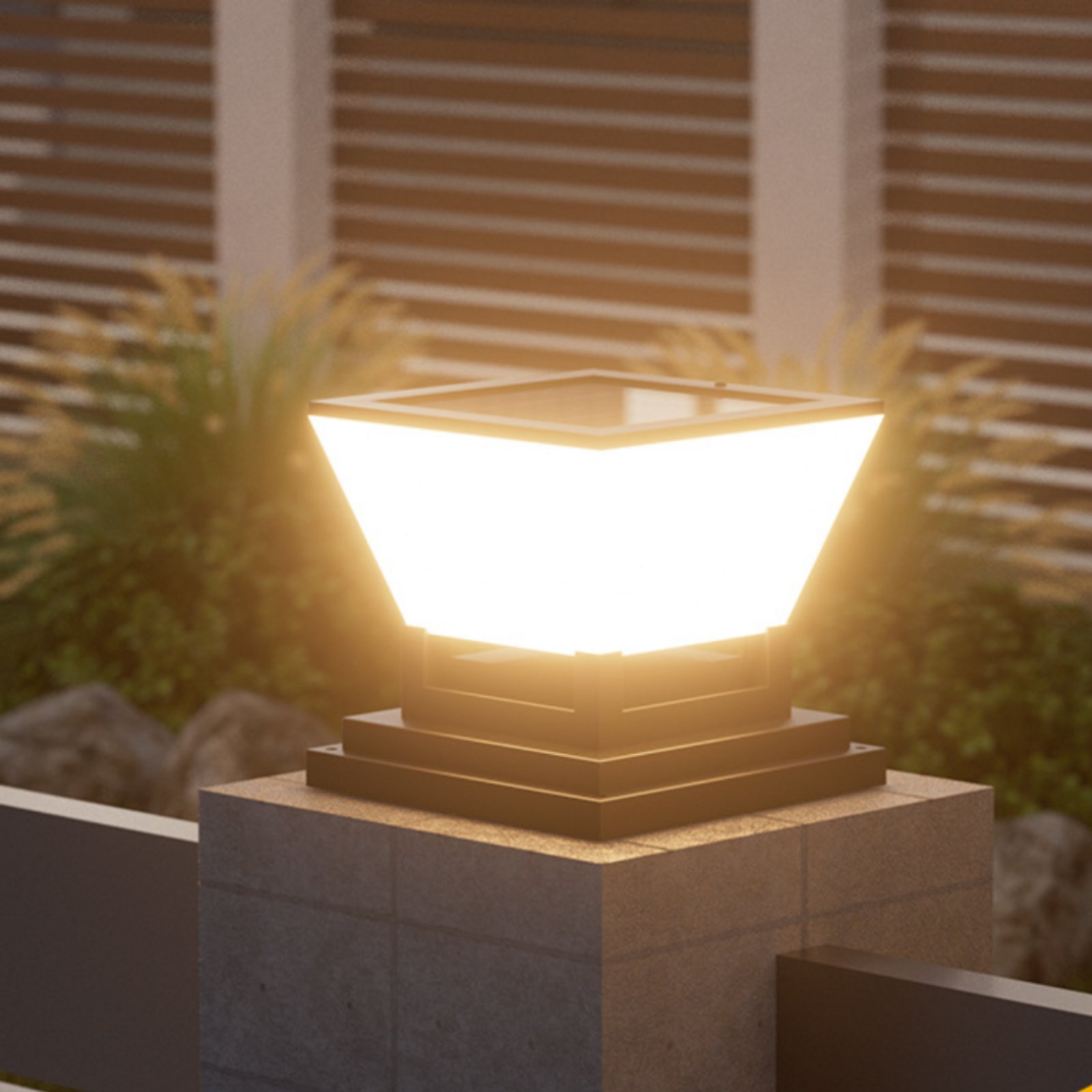 Solar Post Light Water Resista - đánh giá và giá Outdoor Lighting Install