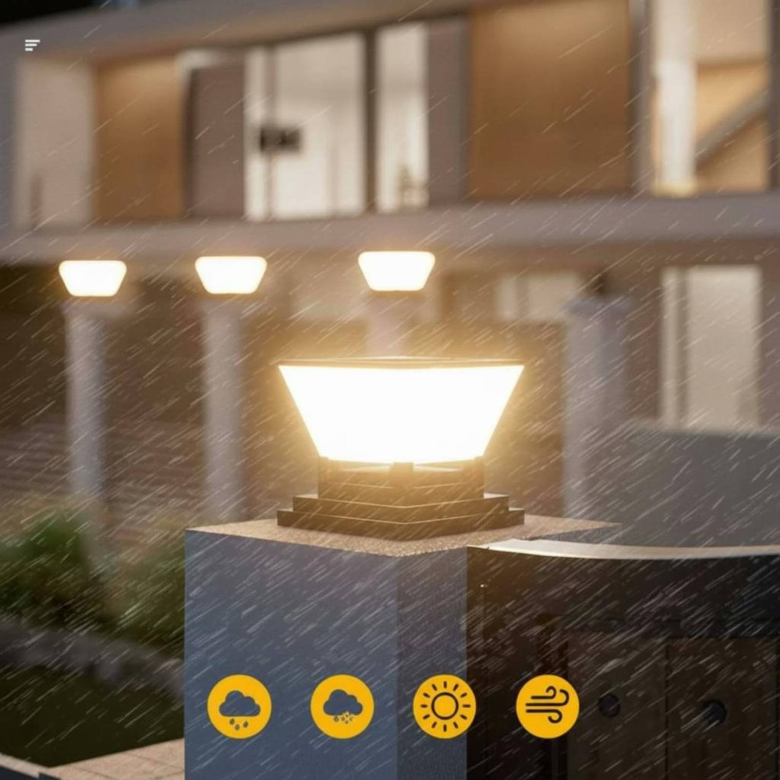 Solar Post Light Water Resista - đánh giá và giá Outdoor Lighting Install
