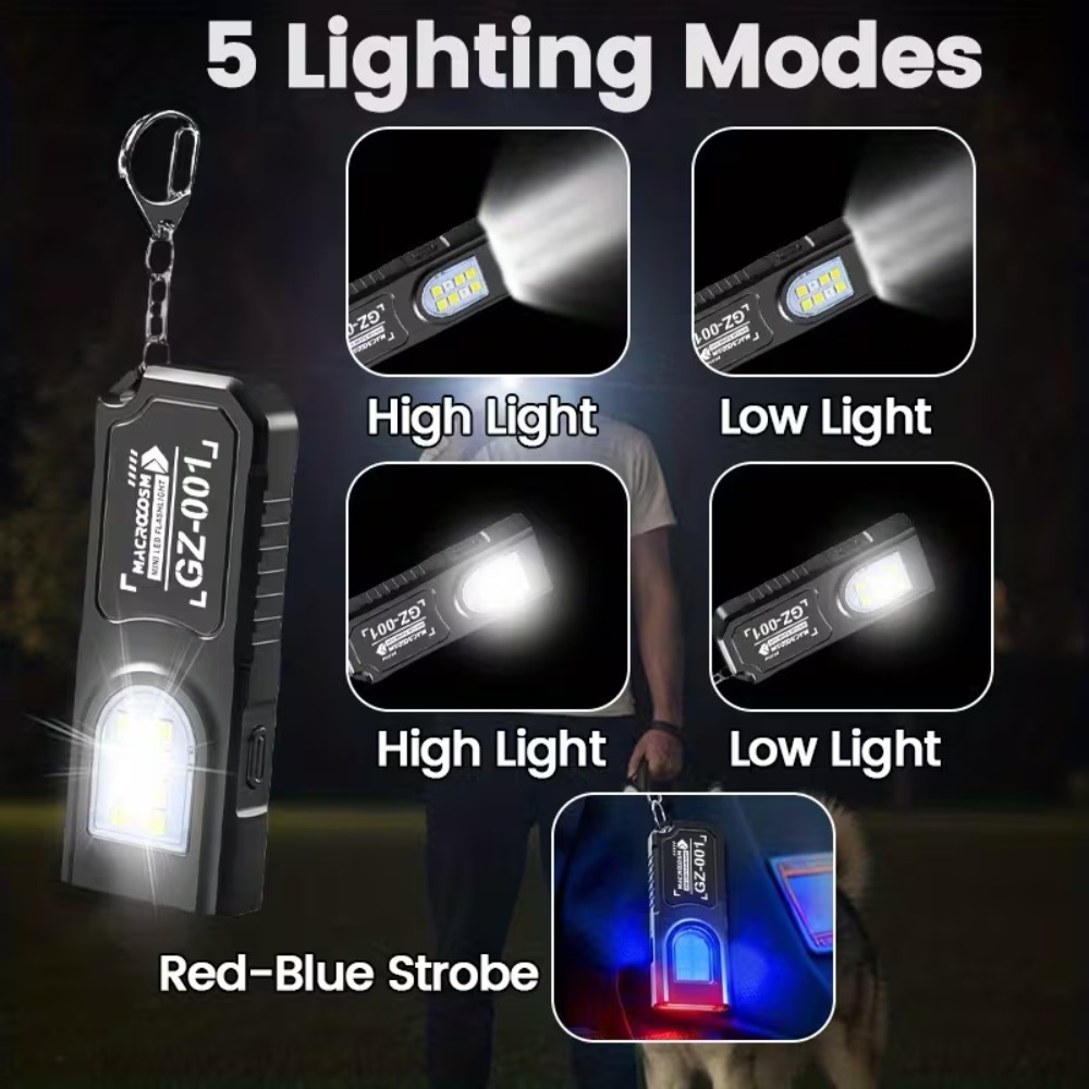 Mini COB LED Keychain Flashlig - đánh giá và giá Outdoor Lighting Guide